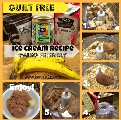 More Paleo Diet Recipes: ICE CREAM!!! Guilt Free!