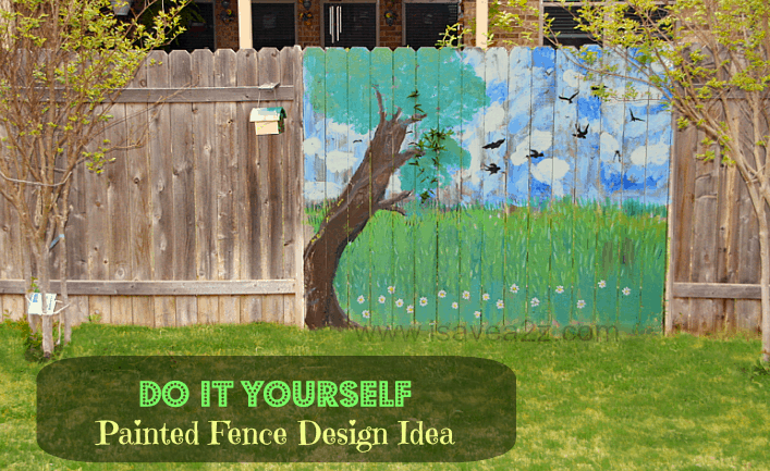 Painted Fence Ideas