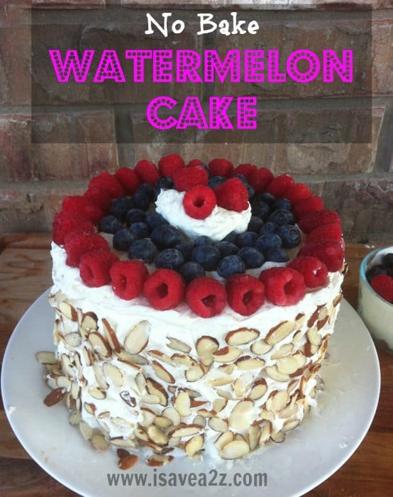 Paleo Watermelon Cake