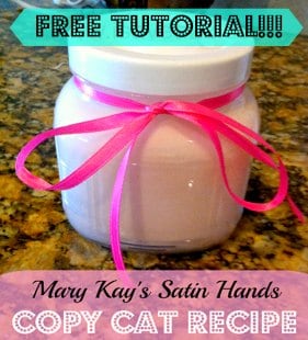 Satin Hands Recipe