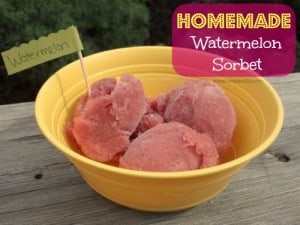 Homemade Sorbet Recipe