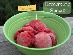 Homemade Sorbet Recipes
