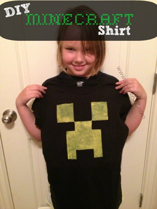 DIY Minecraft Creeper Shirt Tutorial
