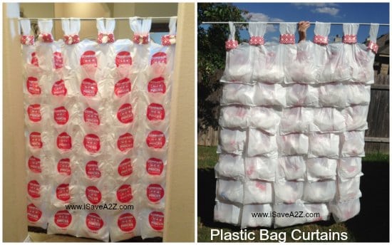 Plastic Bag Curtains