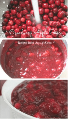 Easy Cranberry Applesauce recipe