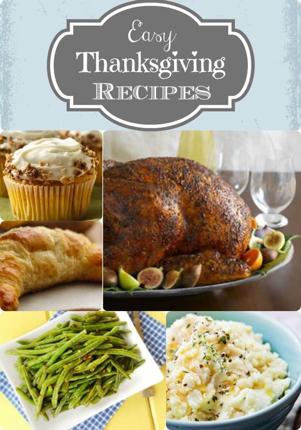 easy thanksgiving recipes