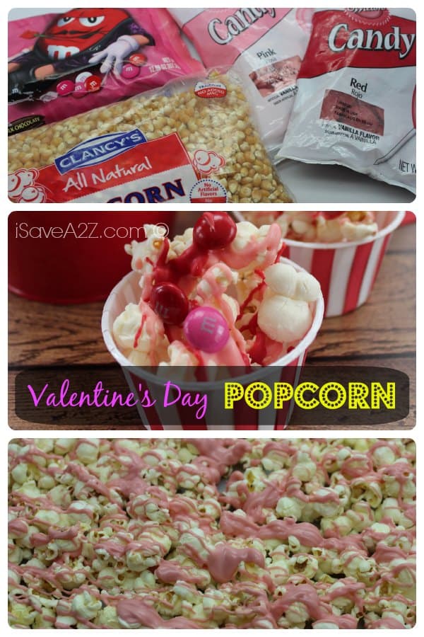 Easy Valentine's Day Popcorn Recipe - iSaveA2Z.com