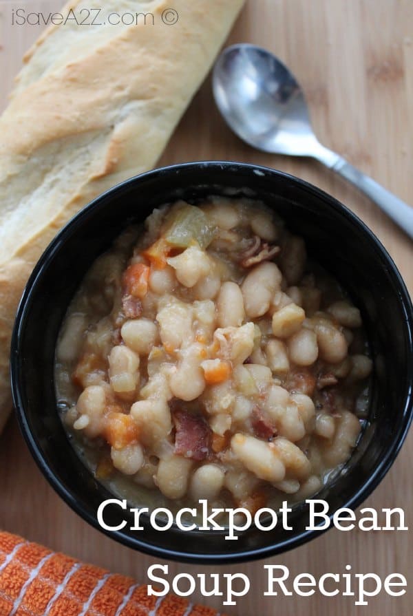 Crockpot Bean Soup Recipe