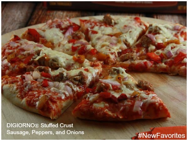 DIGIORNO® Stuffed Crust Sausage, Peppers, and Onions #NewFavorites #Shop