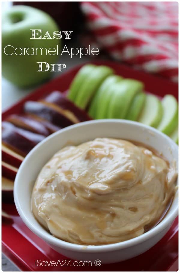 Easy Caramel Apple Dip Recipe - iSaveA2Z.com