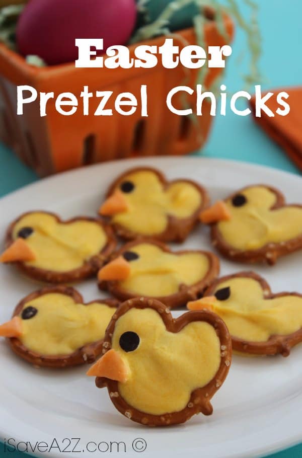 Easter Pretzel Chicks