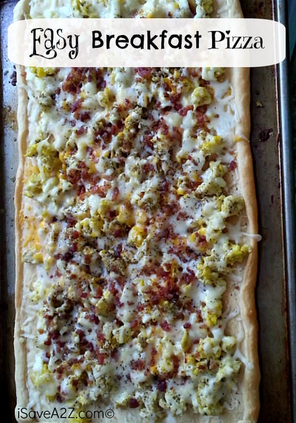 Easy Breakfast Pizza Recipe to try!