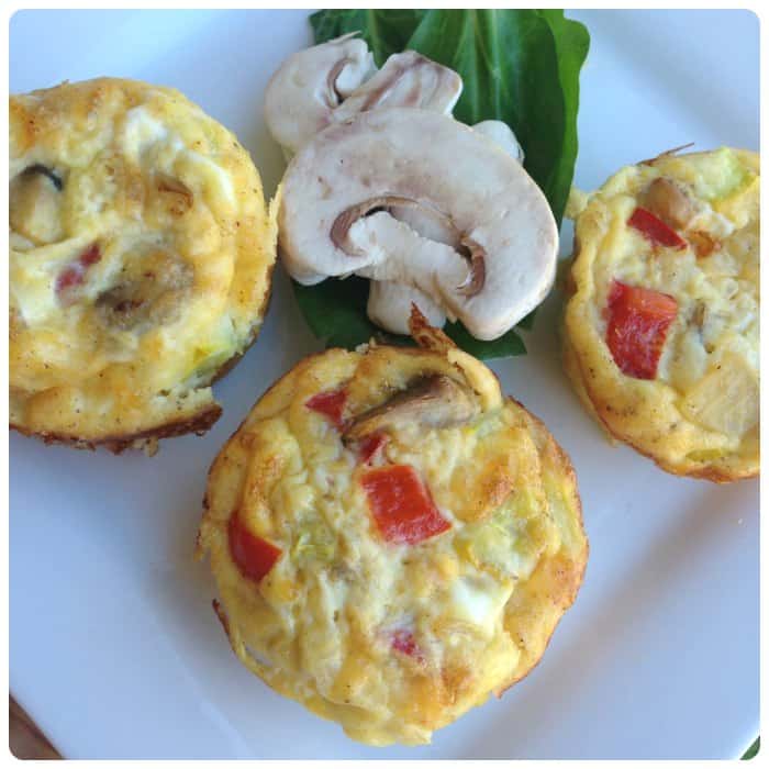 Low Carb Mushroom Omelet muffin recipe