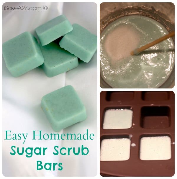 Easy Homemade Sugar Scrub Bars