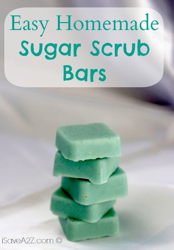Easy Homemade Sugar Scrub Bars