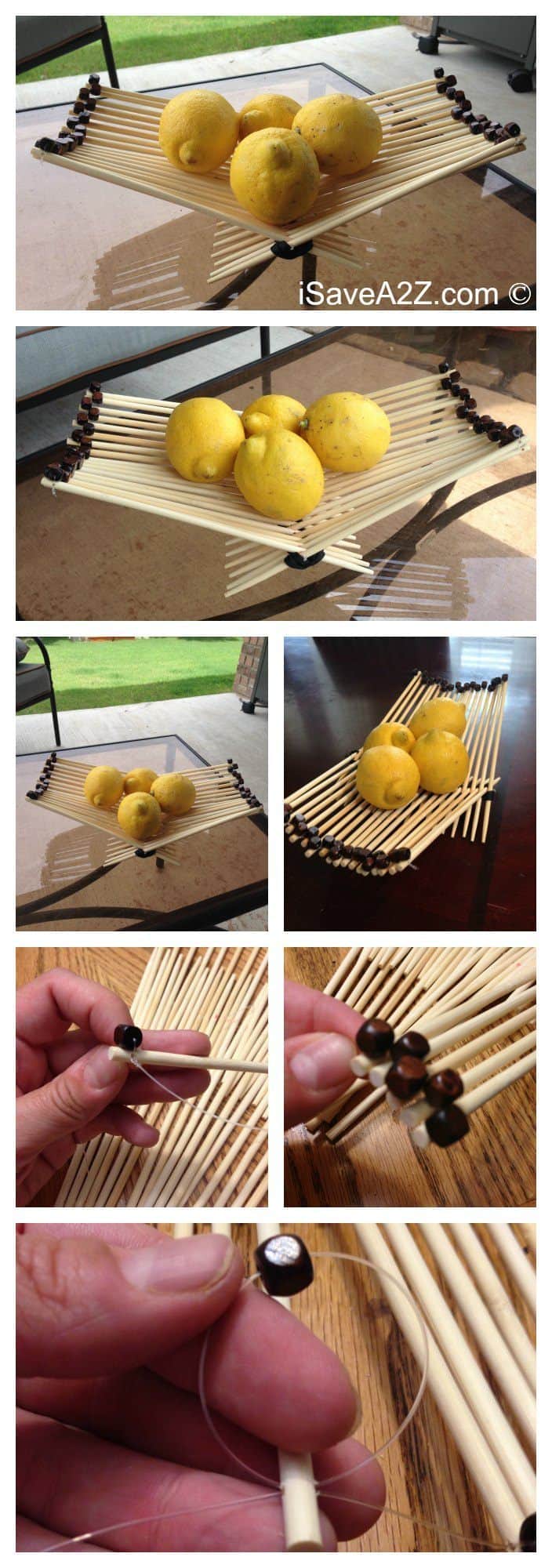 How to Make a Chopsticks Basket with a decorative edge