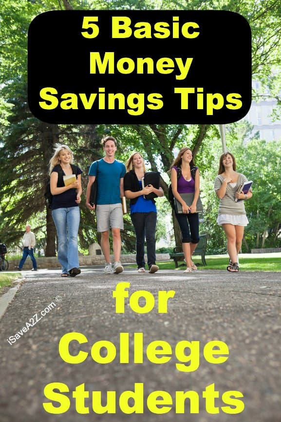 5 Basic Money Saving Tips for College Students