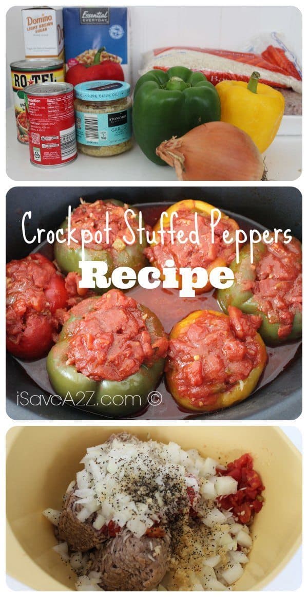 Crockpot Stuffed Peppers