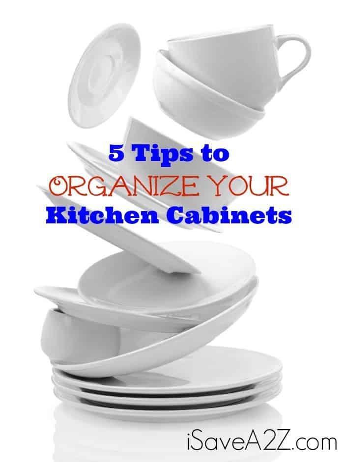 5 Tips to Organize Your Kitchen Cabinets