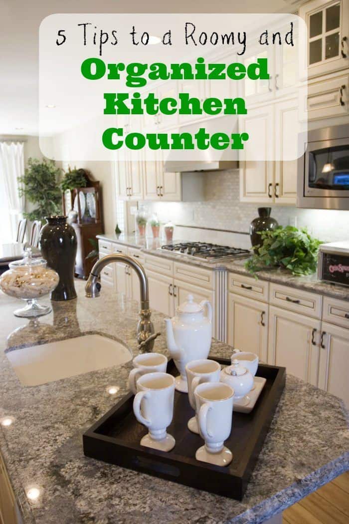 5 Tips to a Roomy and Organized Kitchen Counter