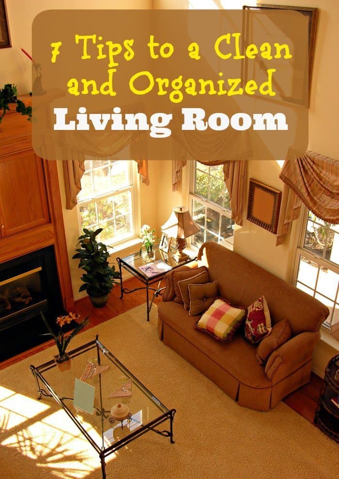 7 Tips to a Clean and Organized Living Room