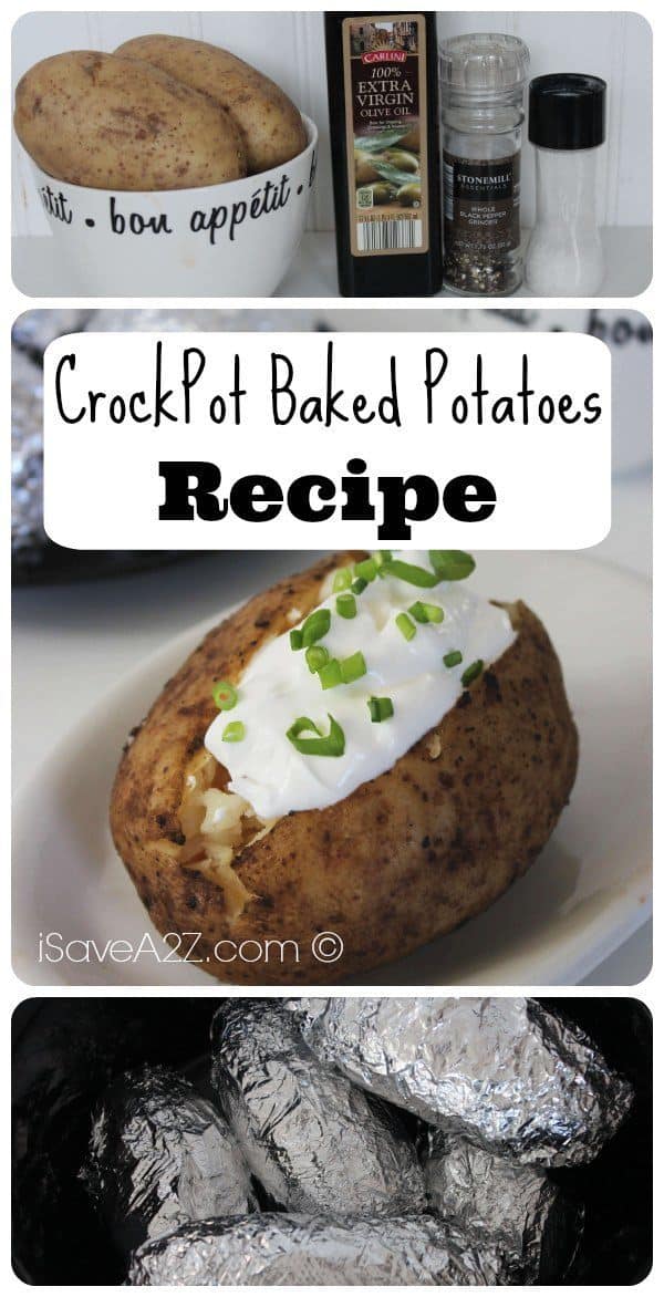 CrockPot Baked Potatoes