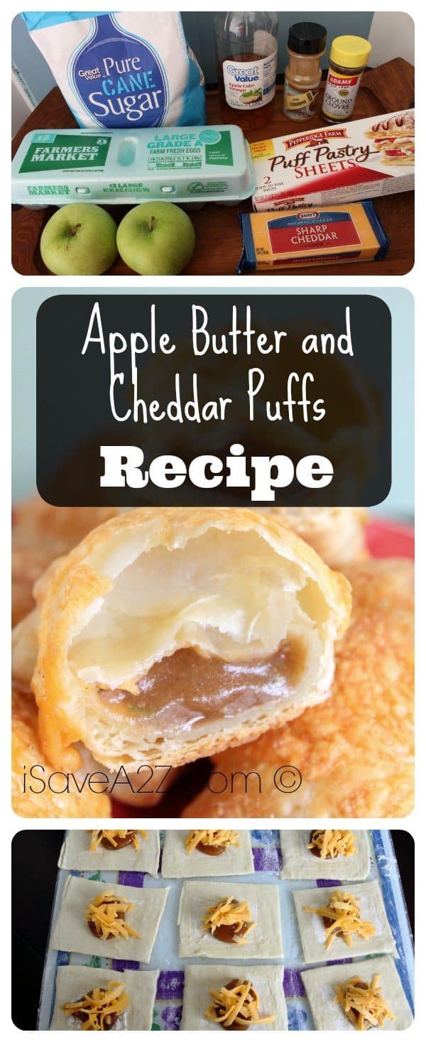 Apple Butter and Cheddar Puffs