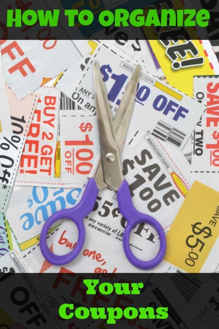 How to Organize Your Coupons