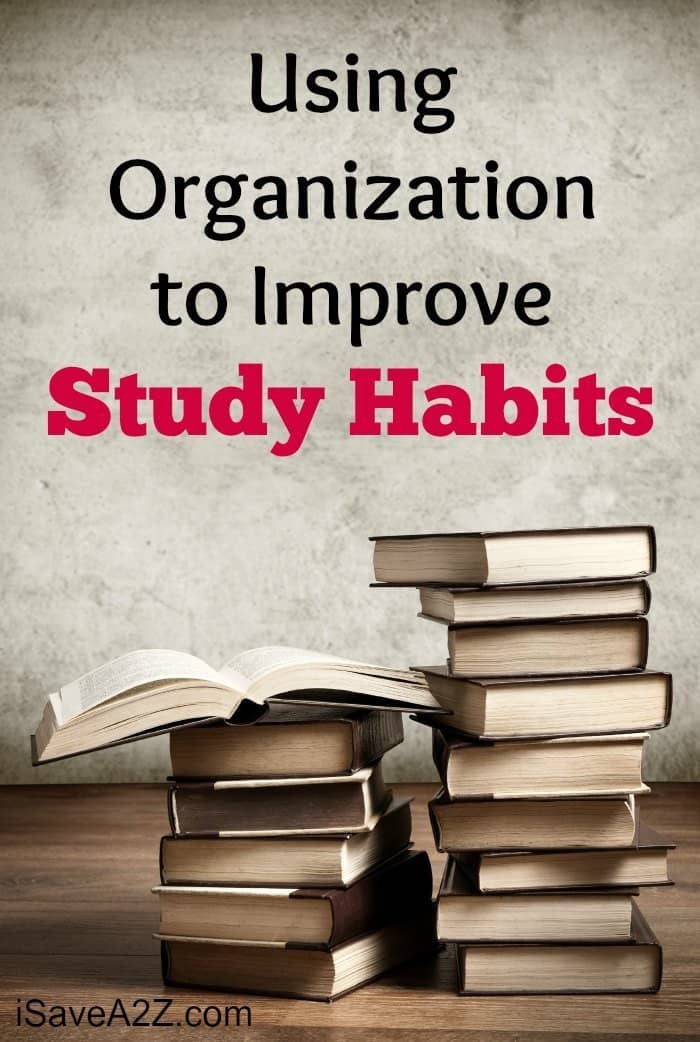 Using Organization to Improve Study Habits