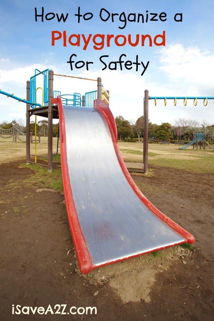 how to organize a playground for safety