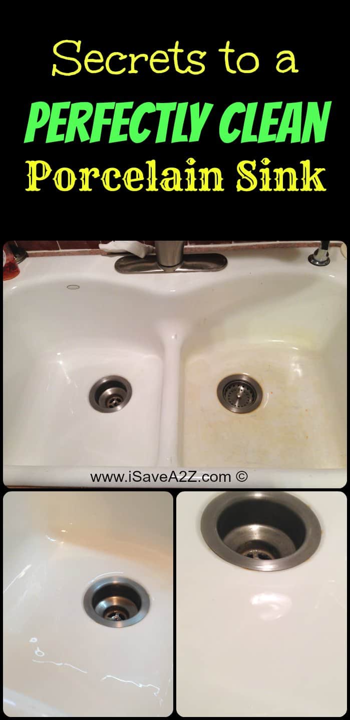 How To Remove Stains From A Porcelain Sink