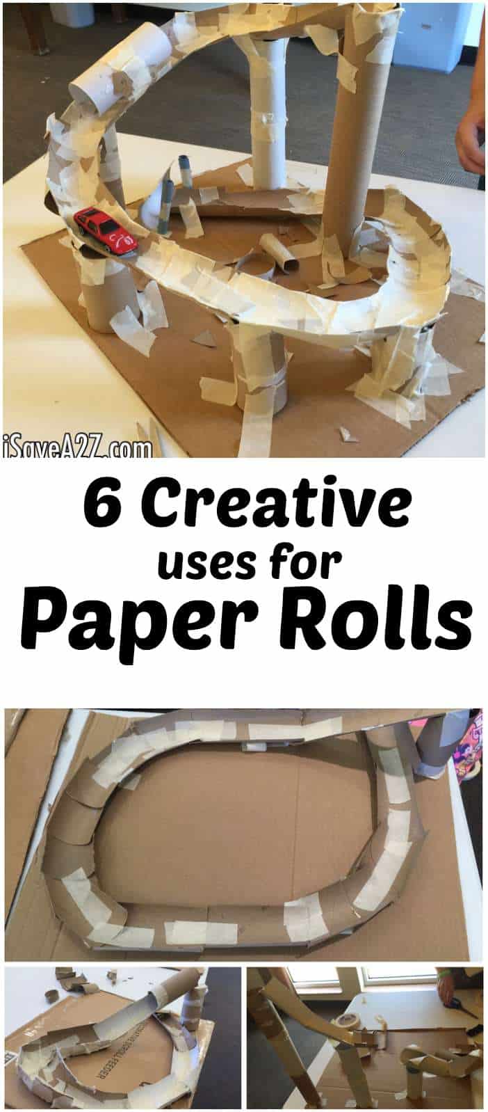 Creative uses for toilet paper rolls