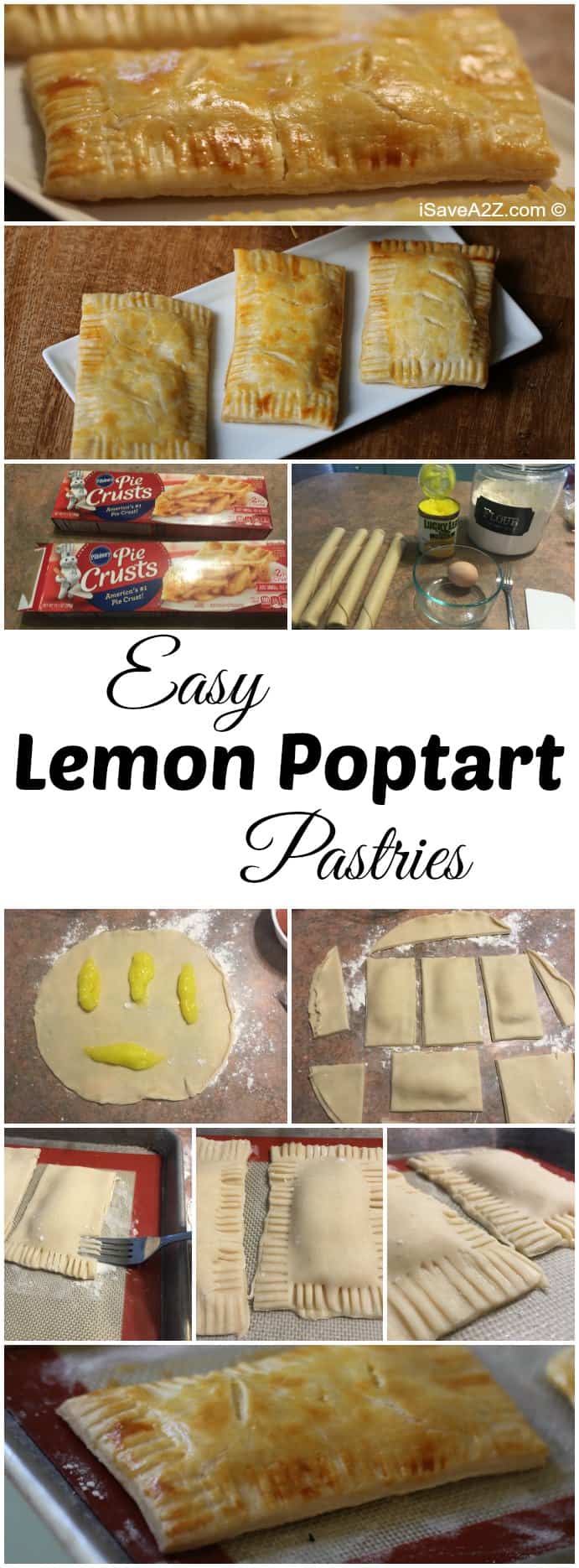 Easy Lemon Poptart Pastries