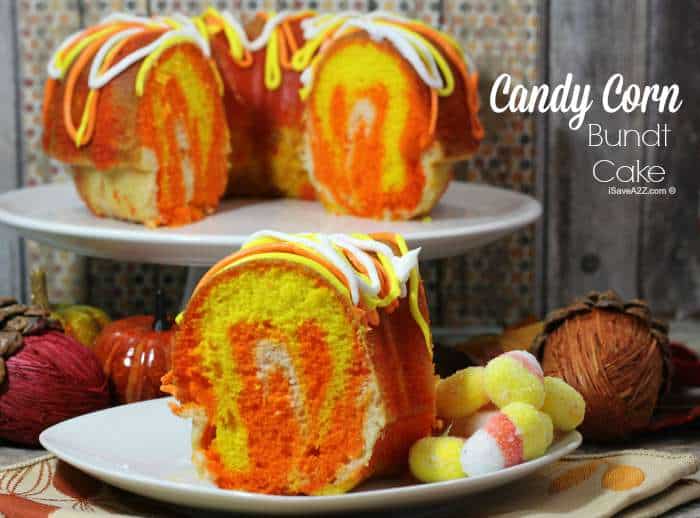 Candy Corn Bundt Cake recipe