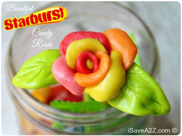 Edible Starburst Candy Roses