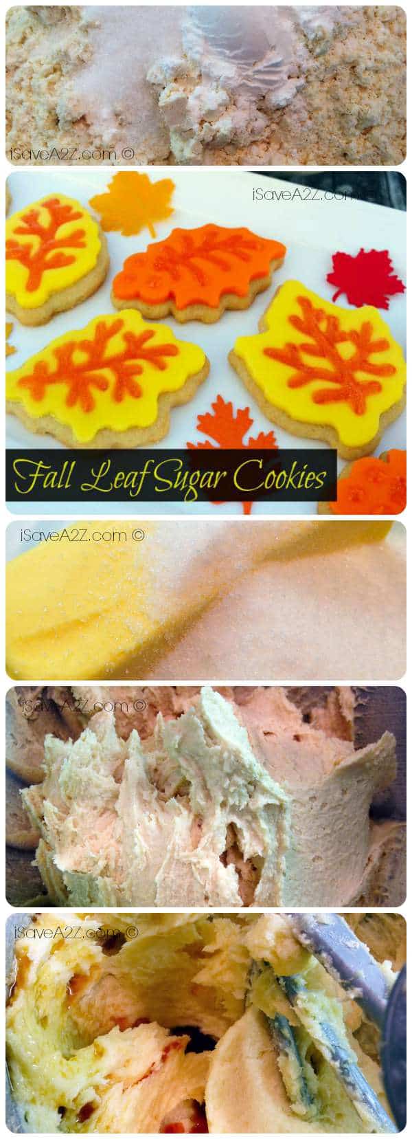Fall Leaf Sugar Cookies