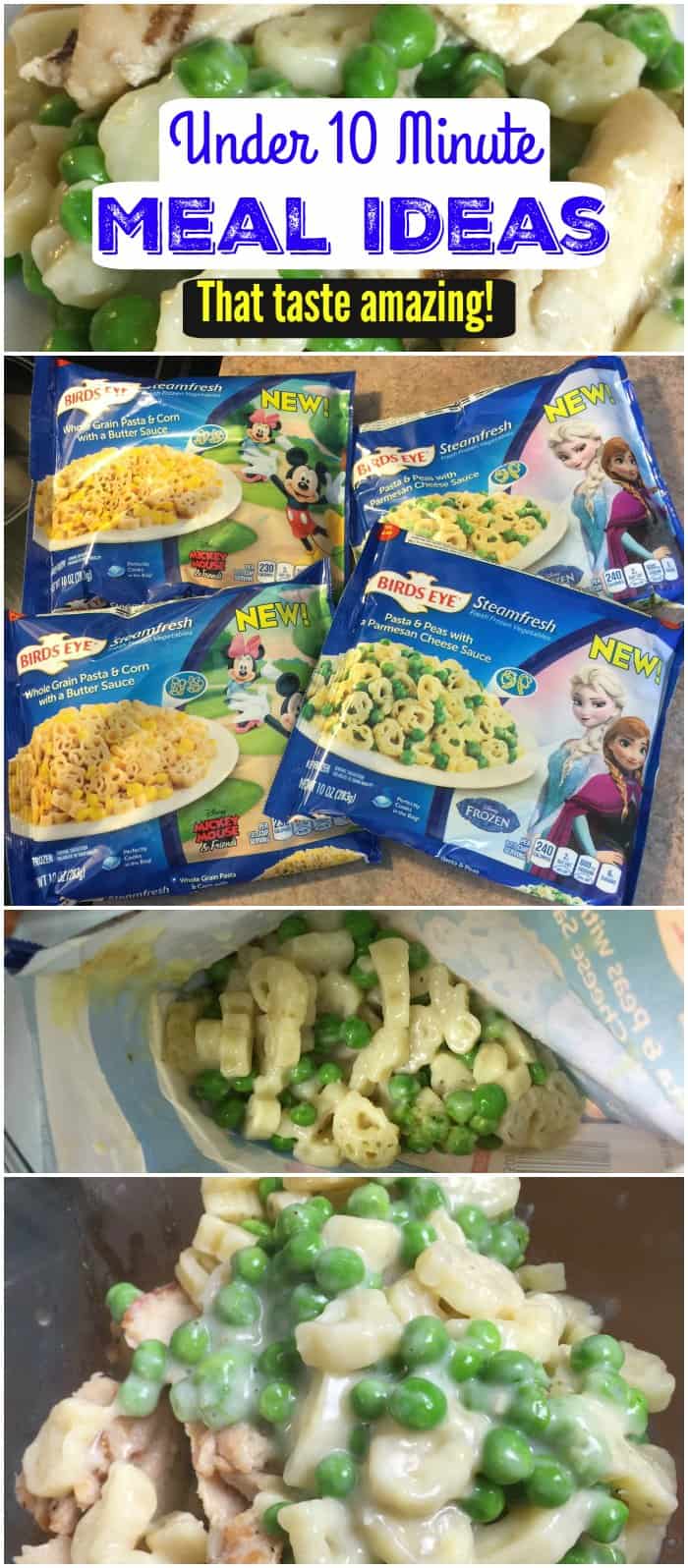 Under 10 Minute Quick Meal Ideas for Families