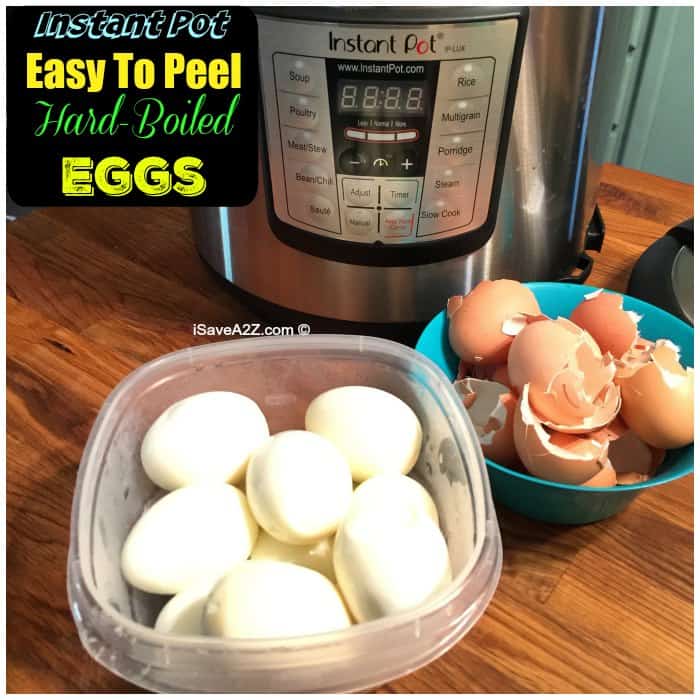 Easy to Peel Hard Boiled Eggs in a Pressure Cooker