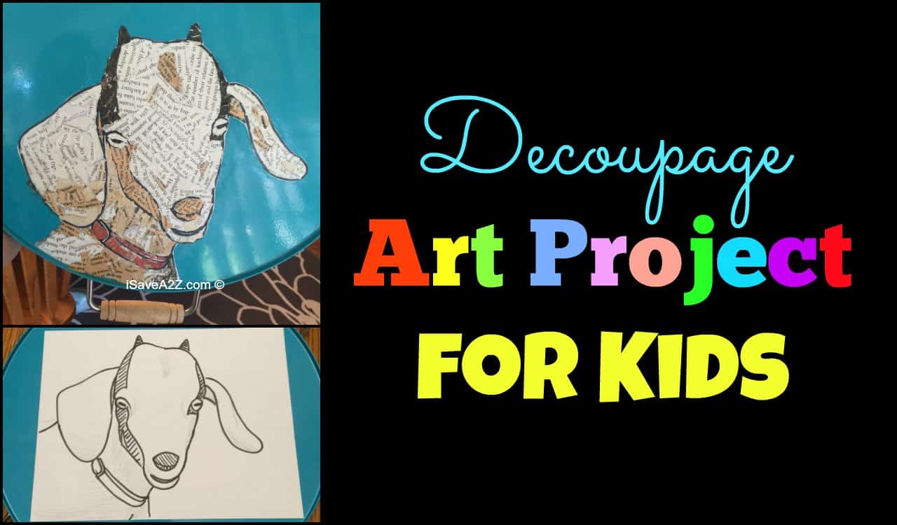 Decoupage Art Project for Kids