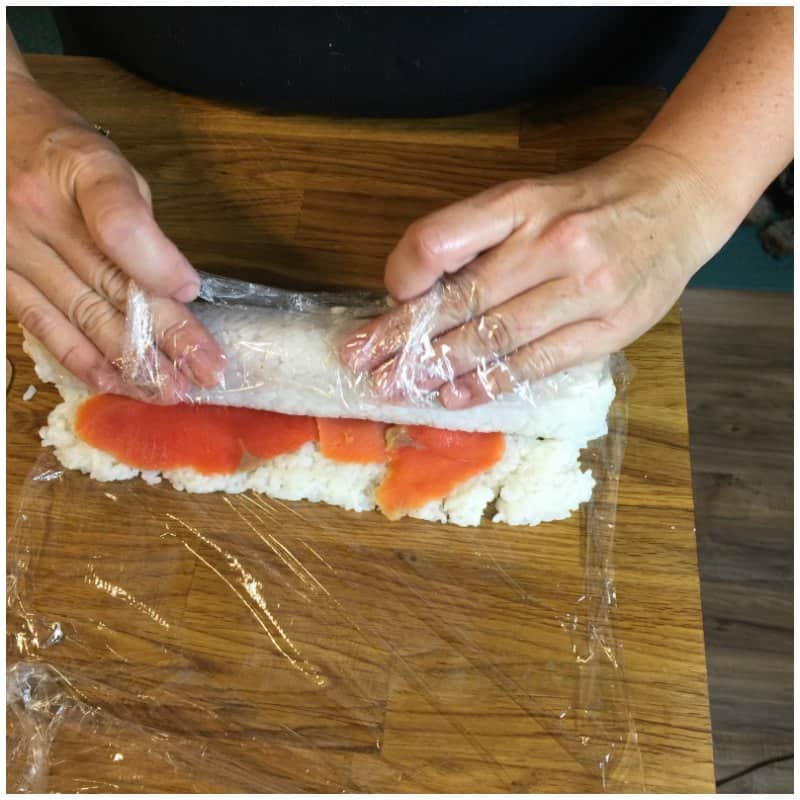 Homemade Sushi Rolls with Everything Bagel Seasoning
