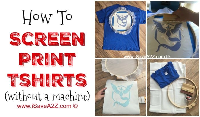 How to Screen Print Tshirts without a Machine