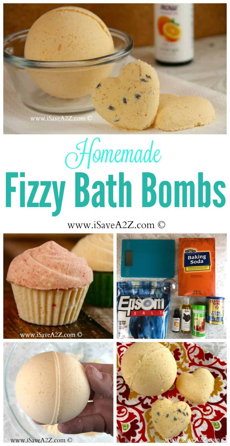 Homemade Fizzy Bath Bombs