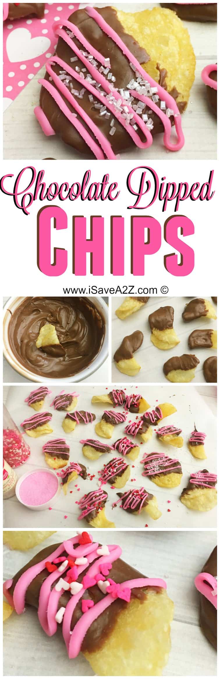 Chocolate Dipped Potato Chips Instructions