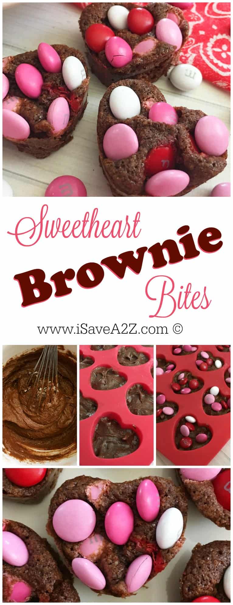 Sweetheart Brownie Bites 