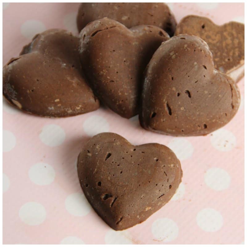Sugar Free Chocolate Candy Hearts (Keto Friendly Recipe)