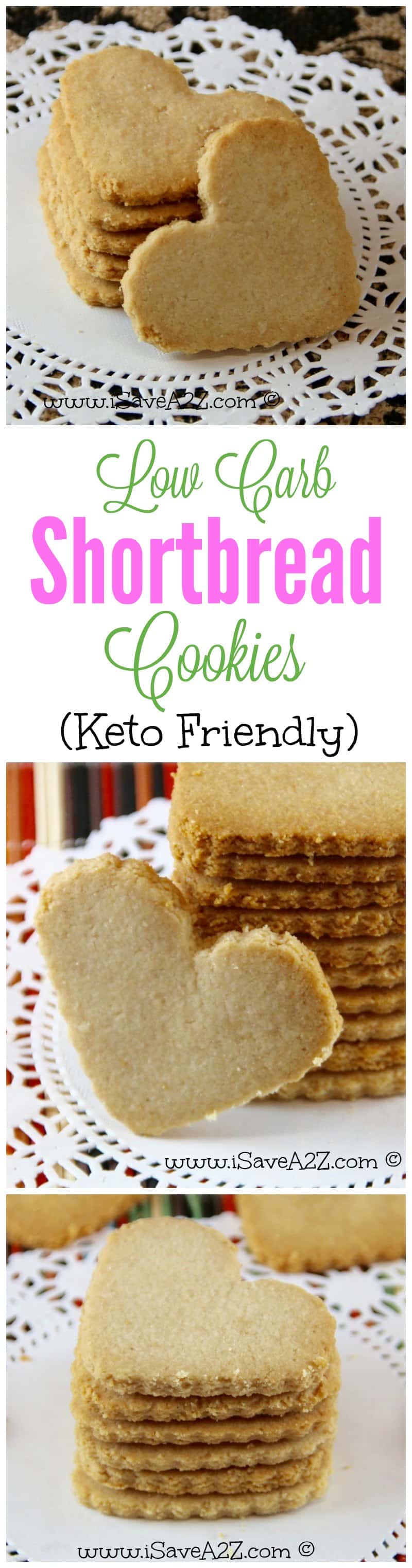 Low Carb Shortbread Cookies - Keto Friendly Recipe