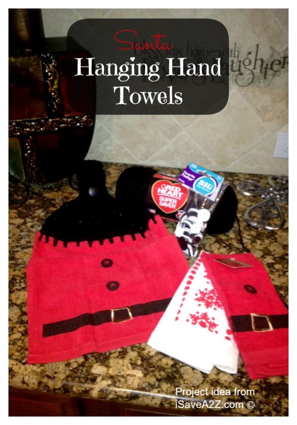 Santa Hand Towels