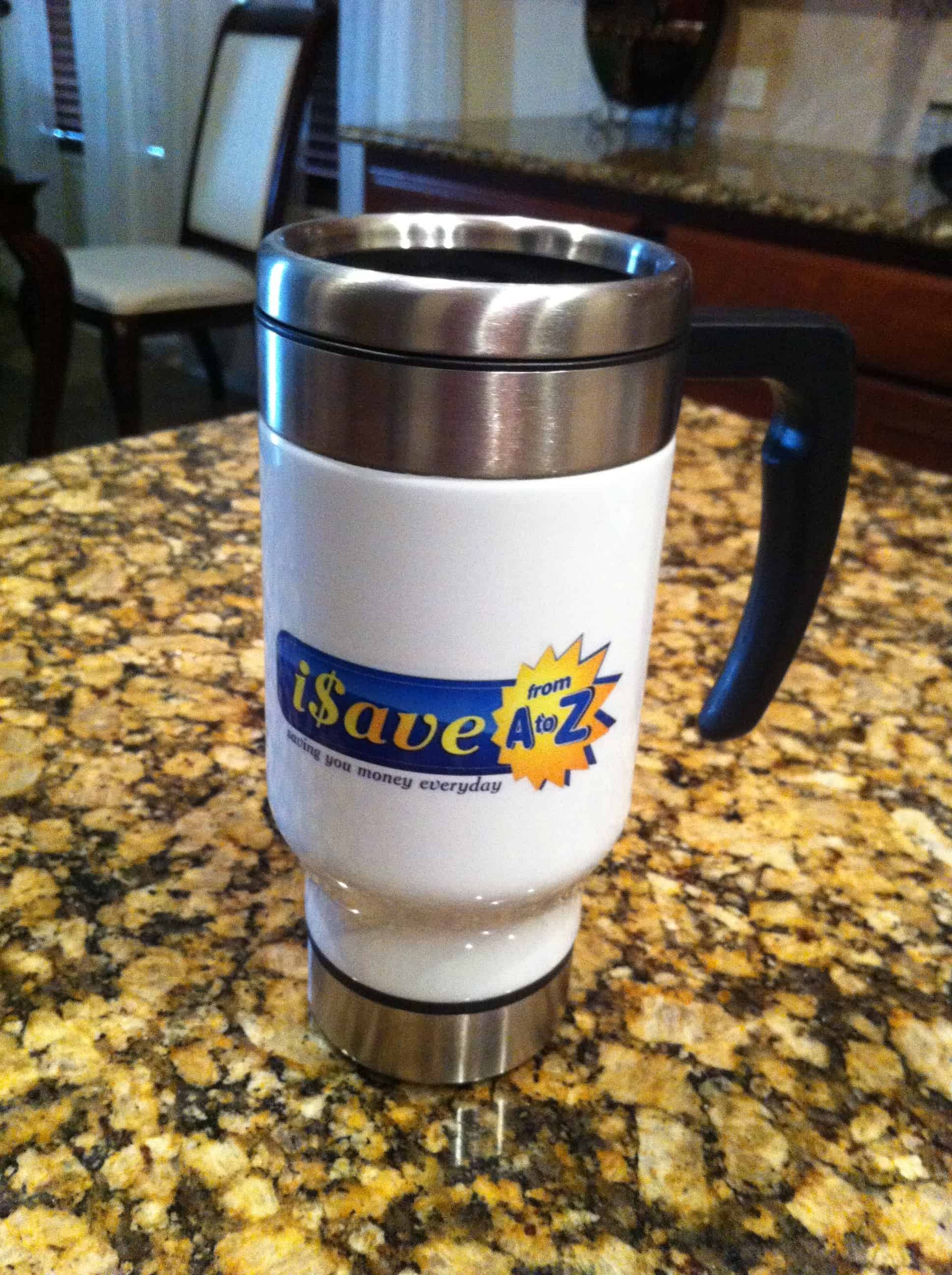 “Personalized” Travel Coffee Mug only $3
