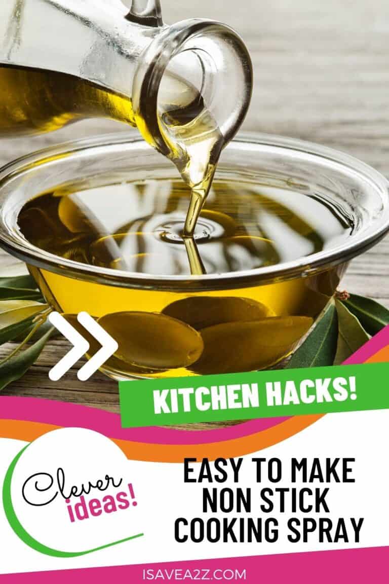 Easy to make non stick cooking spray