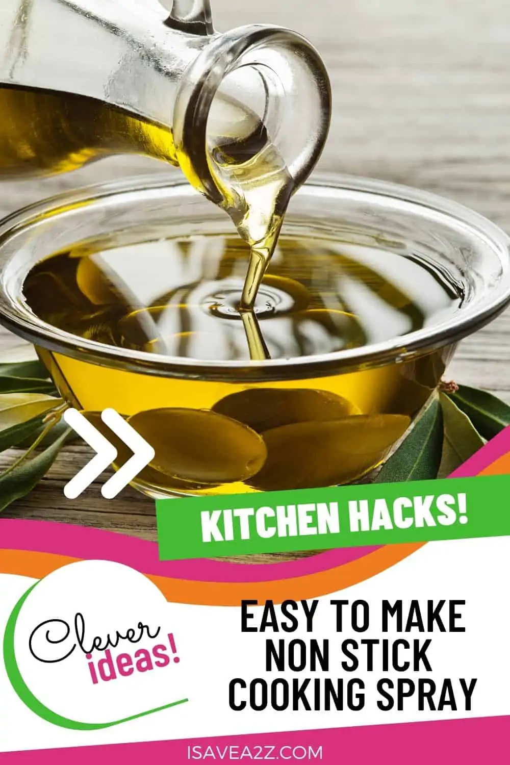 Easy to make non stick cooking spray